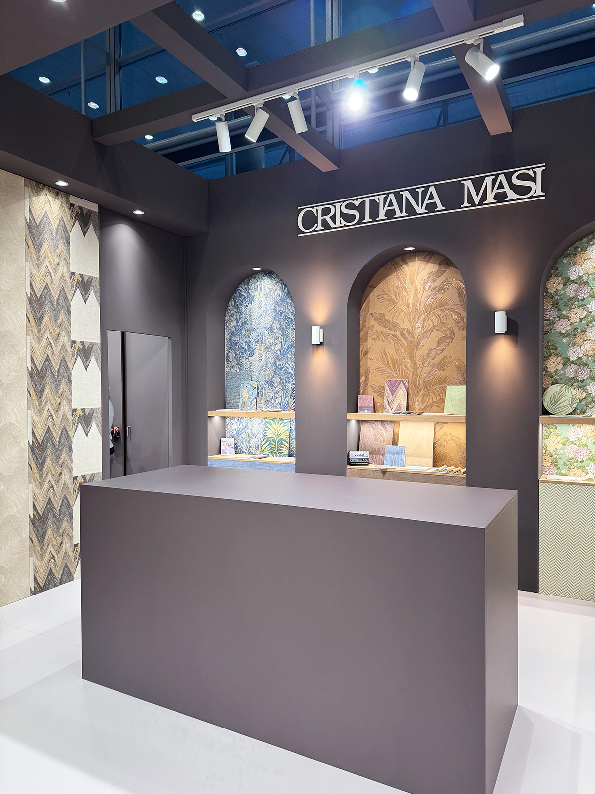 Heimtextil-Frankfurt-2026-cristiana-masi-stand-hall-3.0-A38 carta da parati